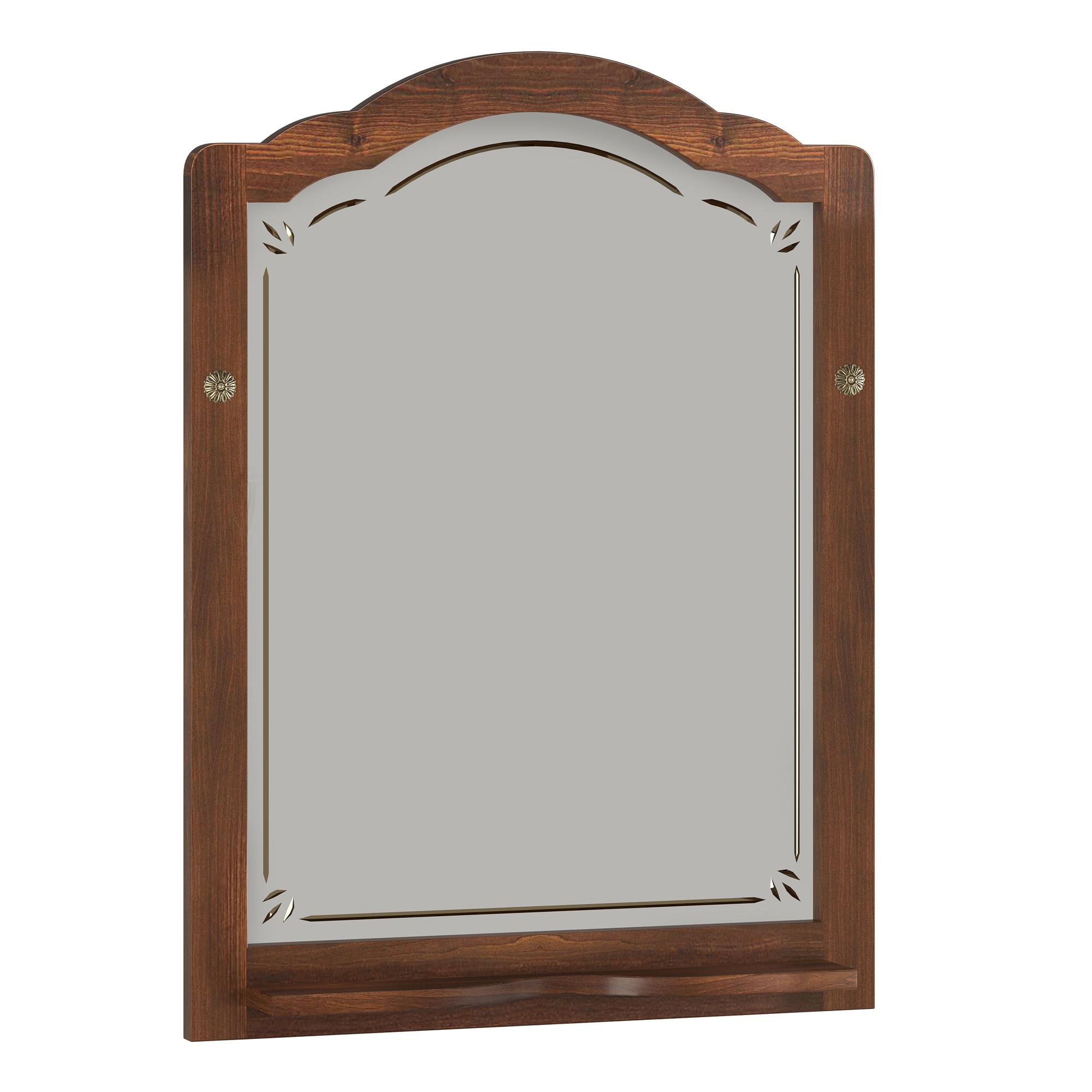 Зеркало OPADIRIS Лоренцо 80, светлый орех, с выключателем, вар. 3