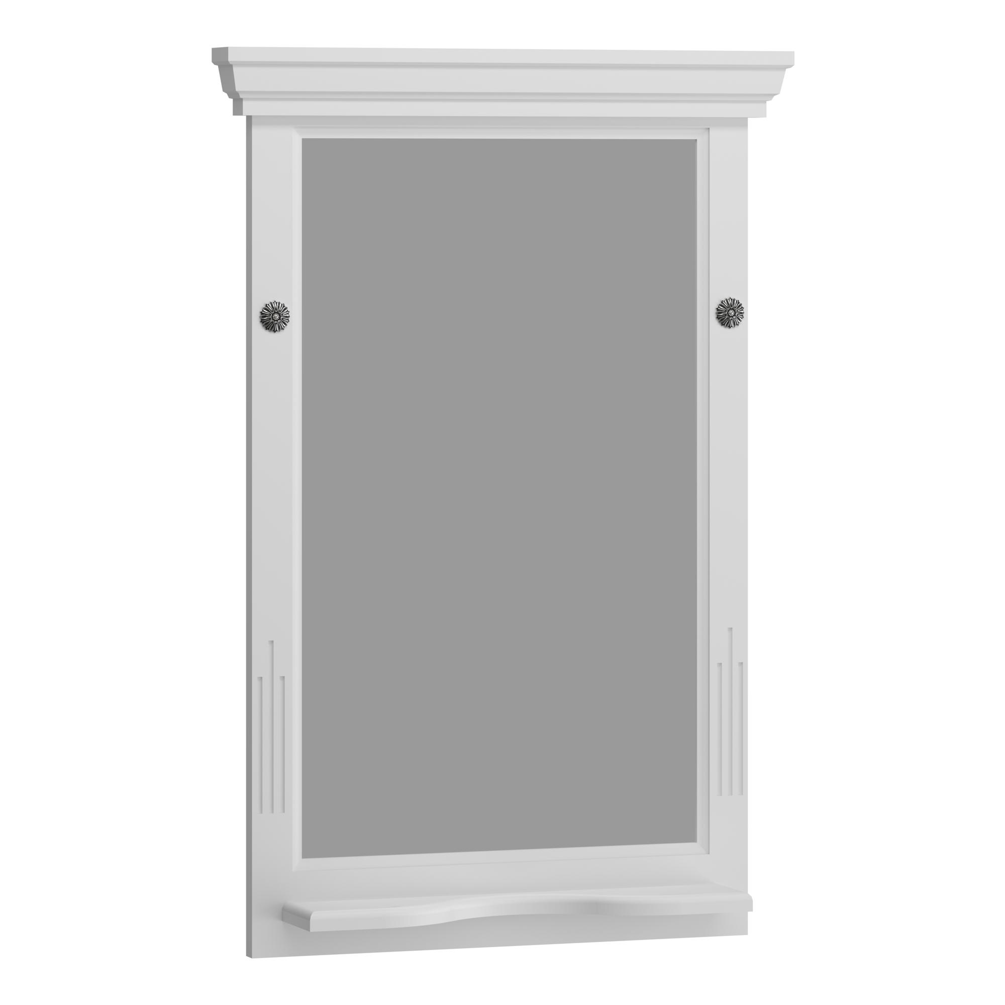 Зеркало OPADIRIS Риспекто 65, белый матовый, с выключателем