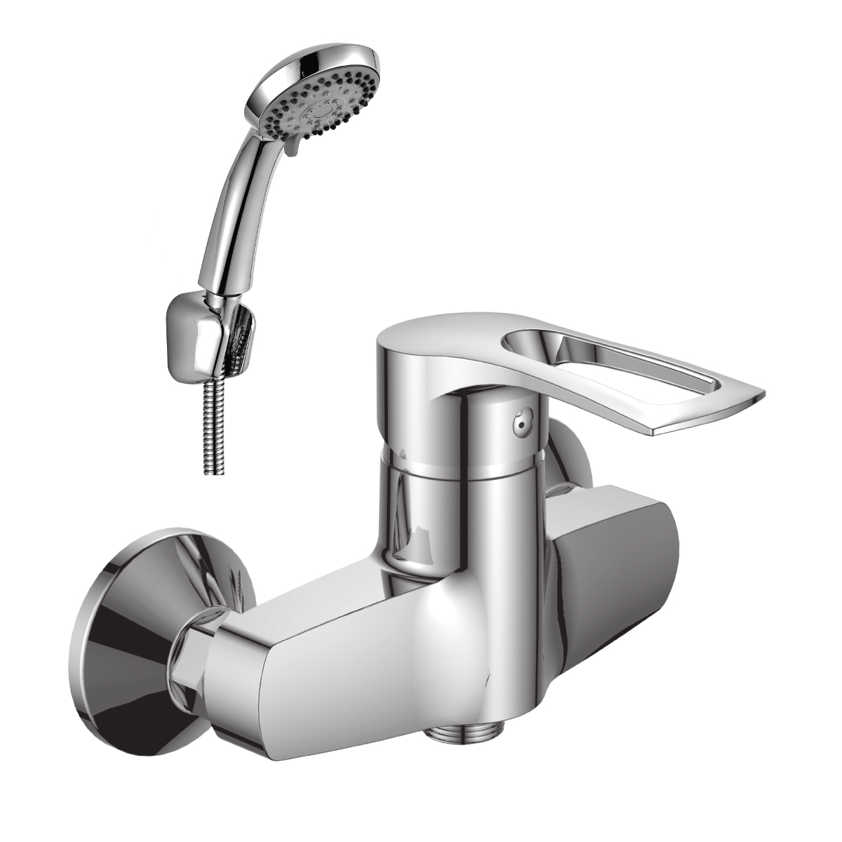 Смеситель Rossinka T40-41 для душа, хром