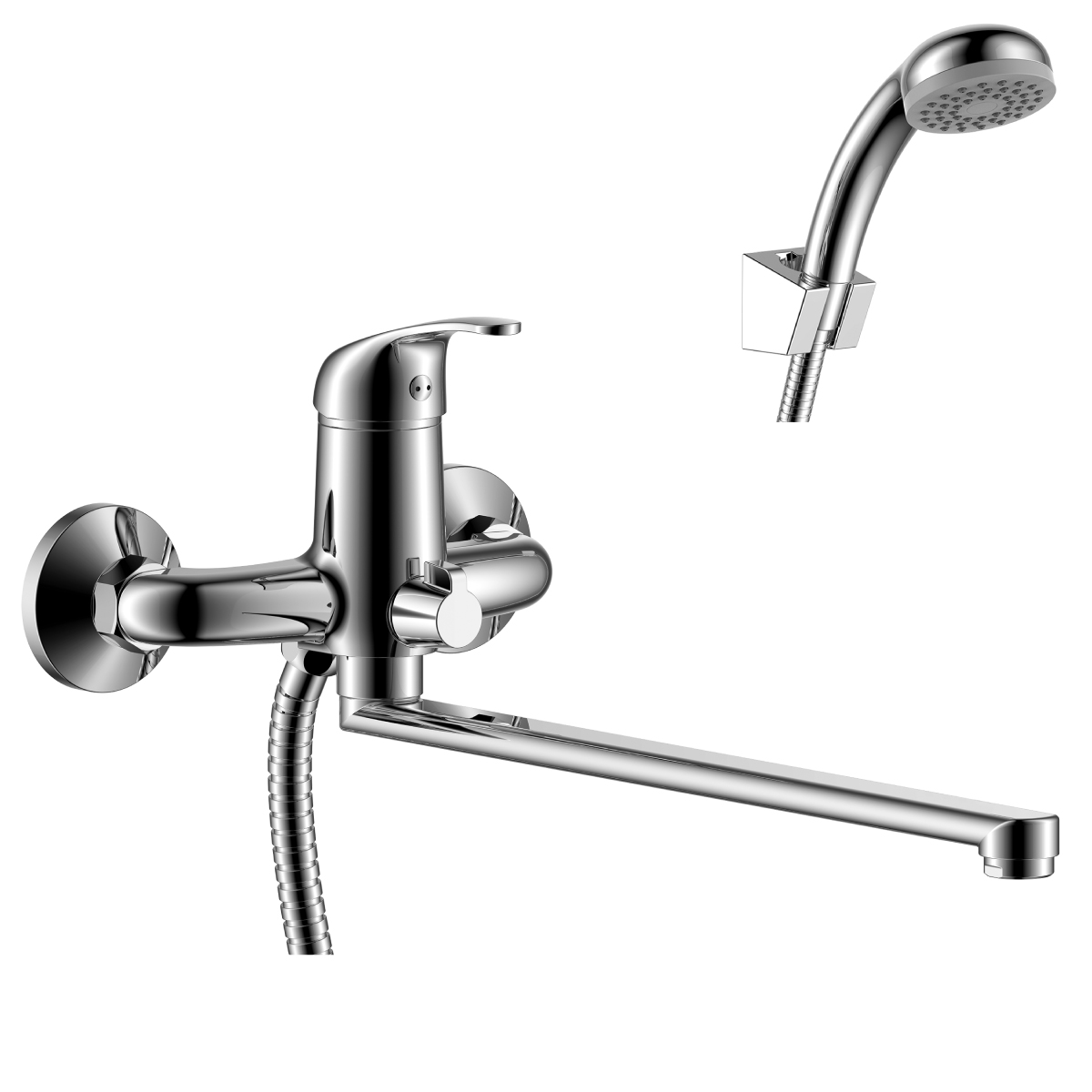 Смеситель Rossinka Y35-32 для ванны универсальный, хром