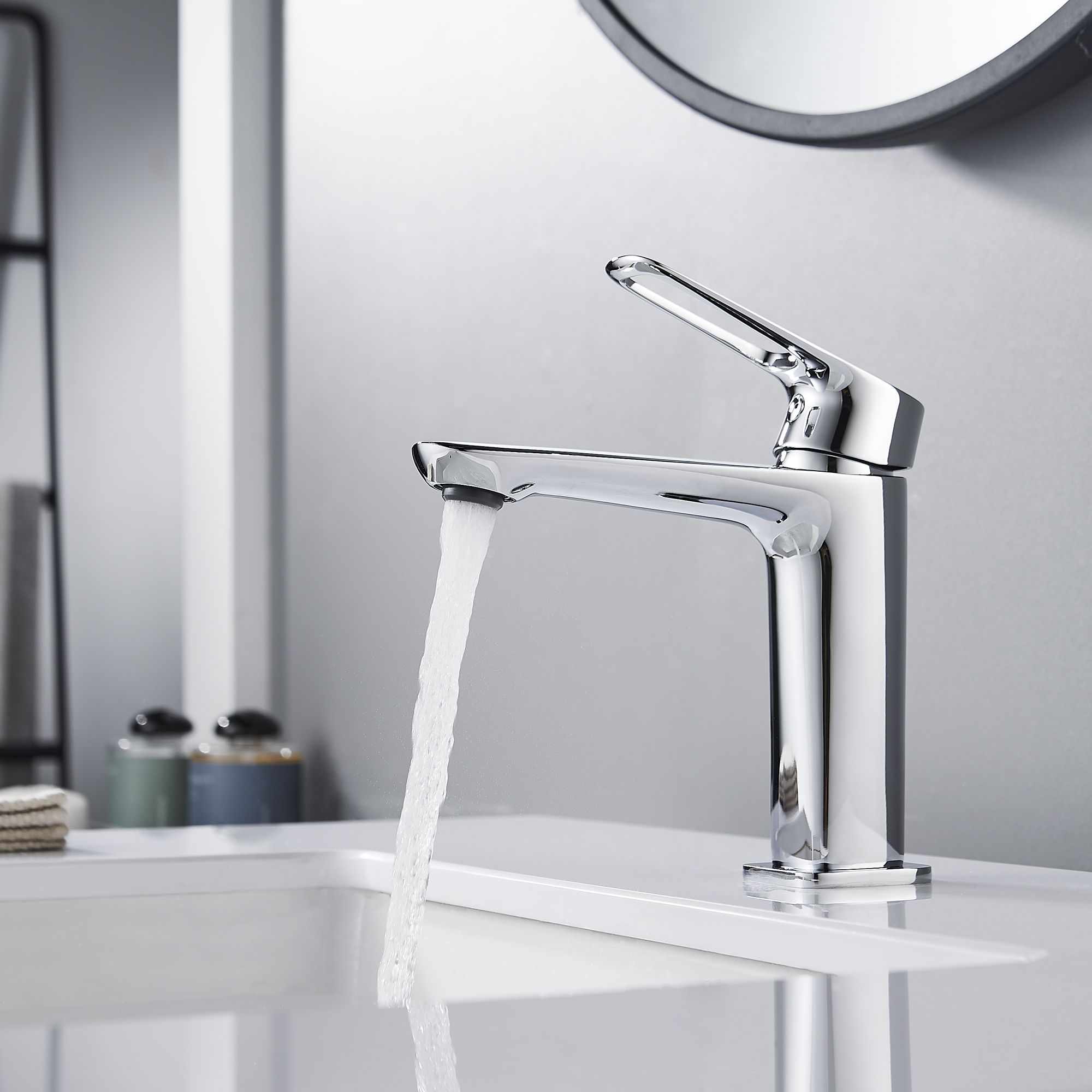 Смеситель Rossinka RS46-11 для раковины, хром