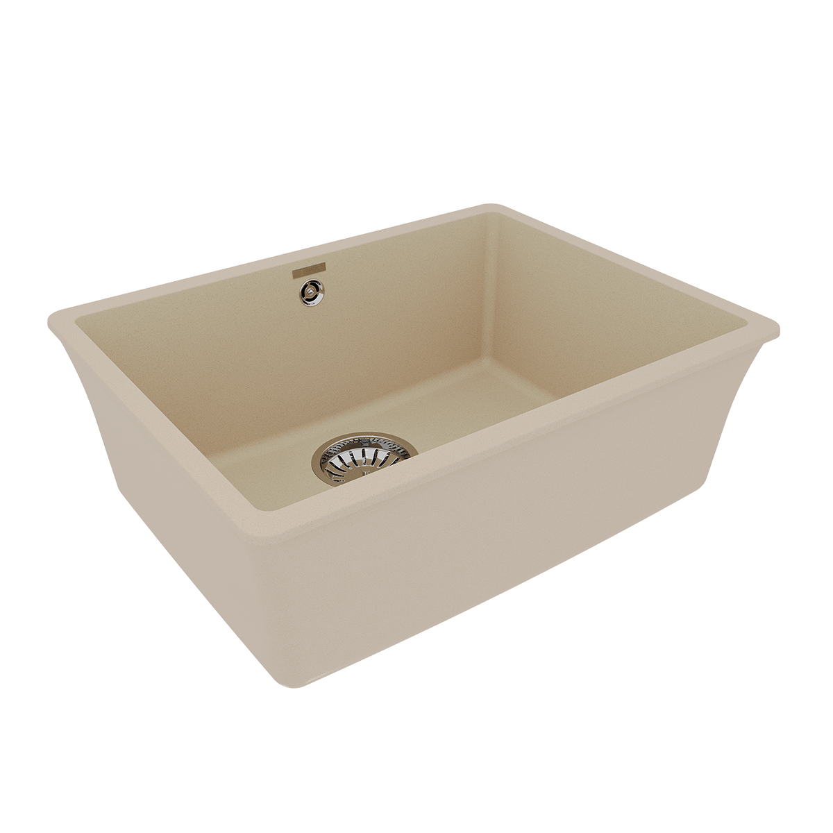 Мойка кухонная Lemark SINARA 540-U подстольного монтажа из кварцгранита, бежевый
