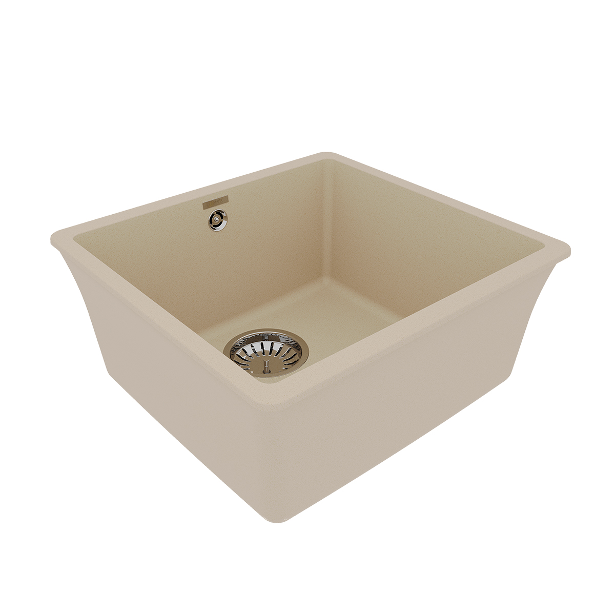 Мойка кухонная Lemark SINARA 440-U подстольного монтажа из кварцгранита, бежевый