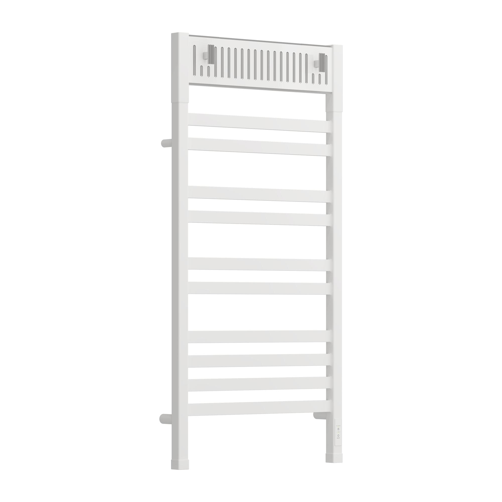 Полотенцесушитель электрический OPADIRIS Оникс OS70351WS белый матовый/белый, серебро