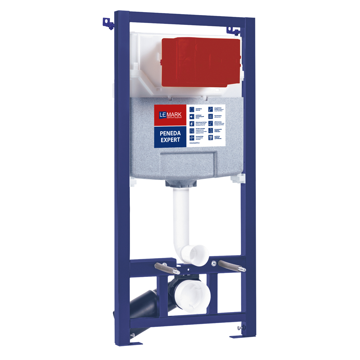 Система инсталляции Lemark PENEDA EXPERT 9812002 для подвесных унитазов, механич., без кнопки смыва