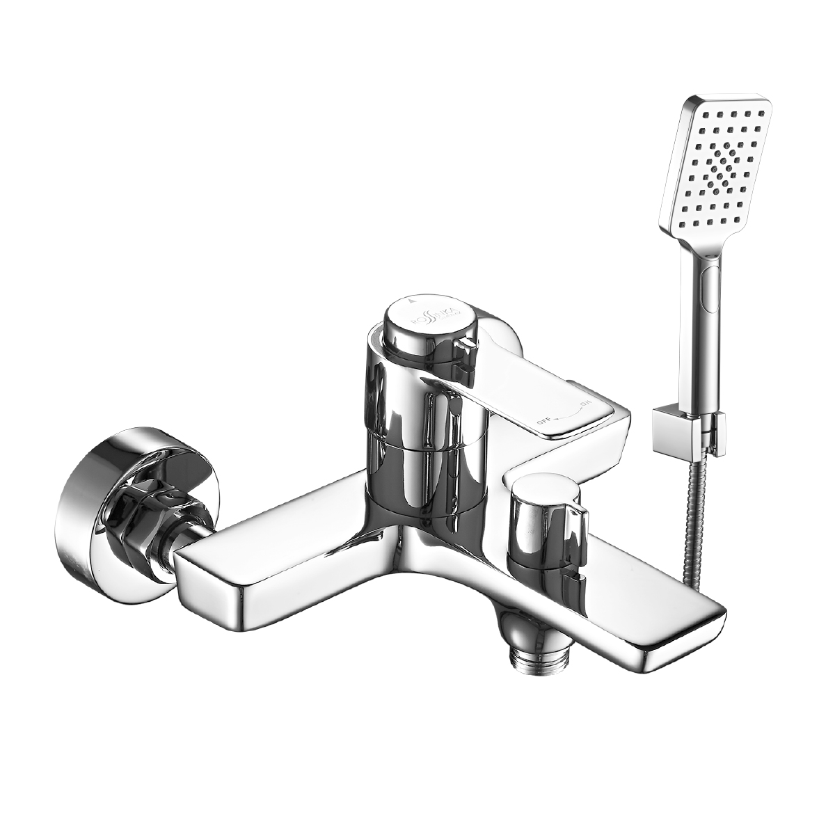 Смеситель термостатический Rossinka RS50-31 для ванны, хром