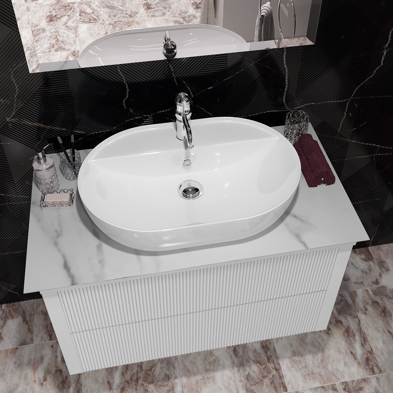 Коллекция Рубинно белый