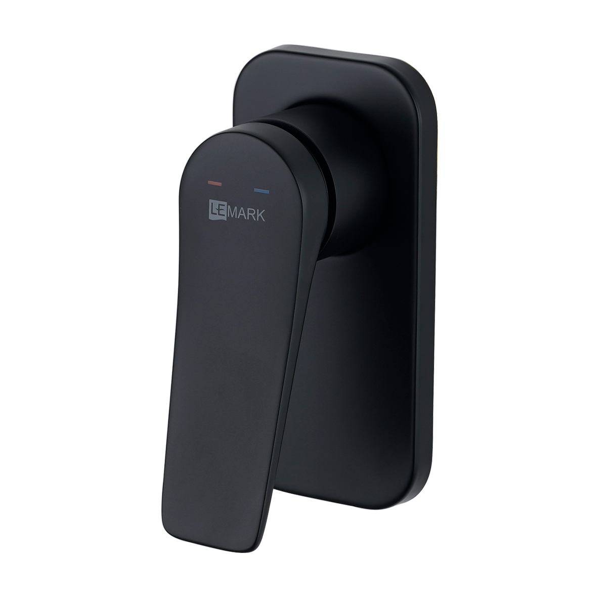Смеситель Lemark Bronx LM3723BL для душа, встраиваемый, черный