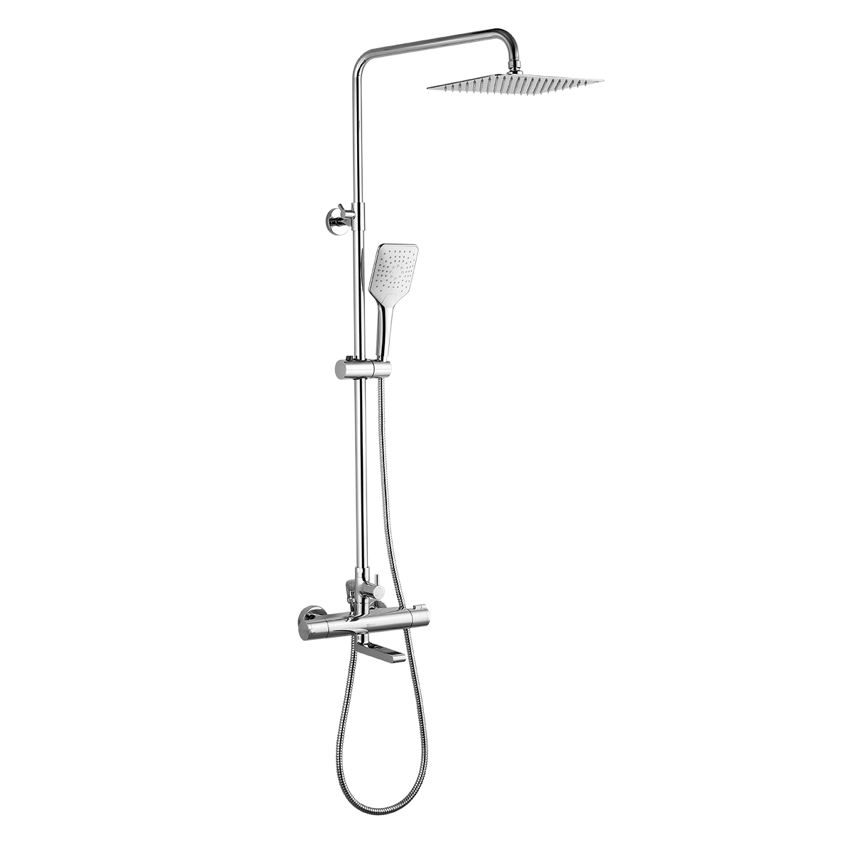 Смеситель Lemark Yeti LM7862C для ванны и душа, термостатический, хром