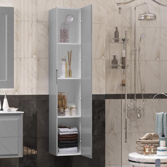 Пенал OPADIRIS Луиджи, серый матовый, универсальный