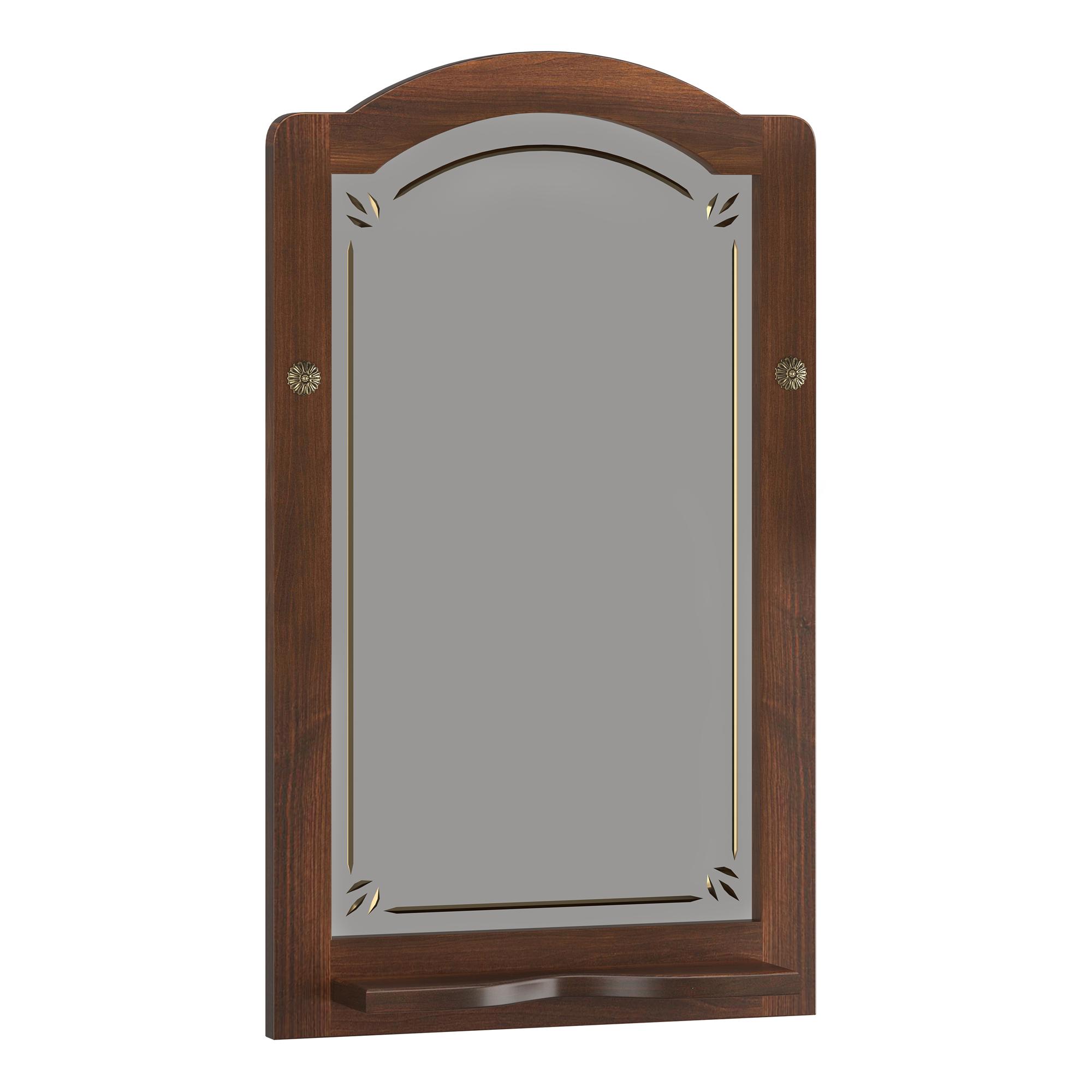 Зеркало OPADIRIS Лоренцо 60, светлый орех, с выключателем, вар. 3