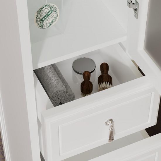 Пенал OPADIRIS Риспекто 30, белый матовый, правый, вар. 2