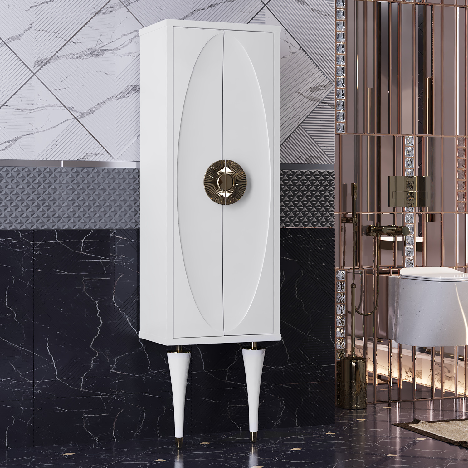 Коллекция Ибица белый - золото