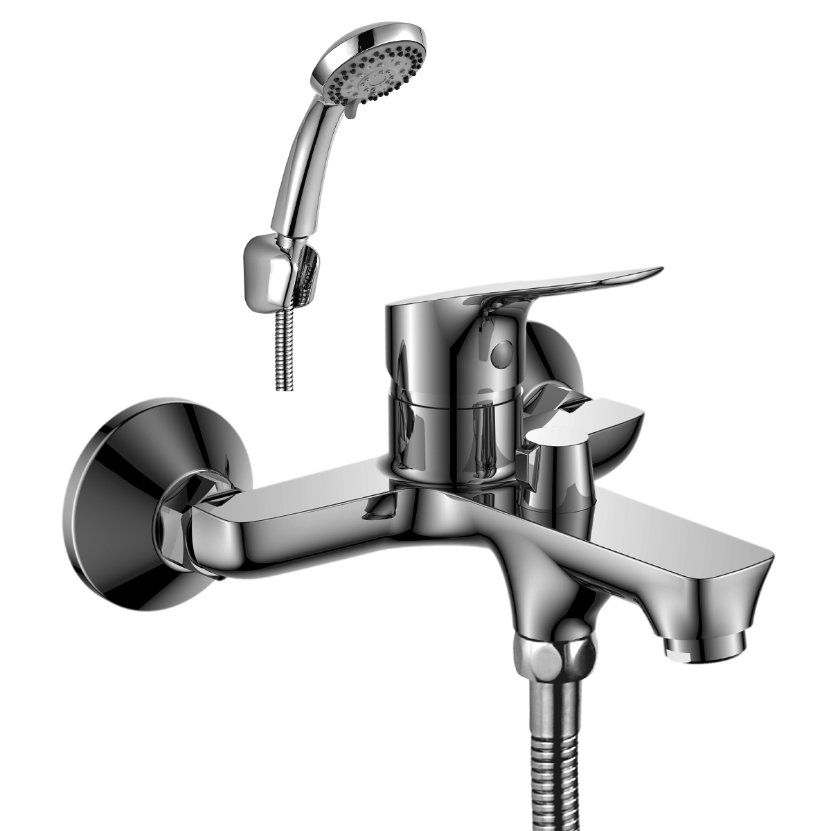 Смеситель Rossinka RS29-31 для ванны, хром