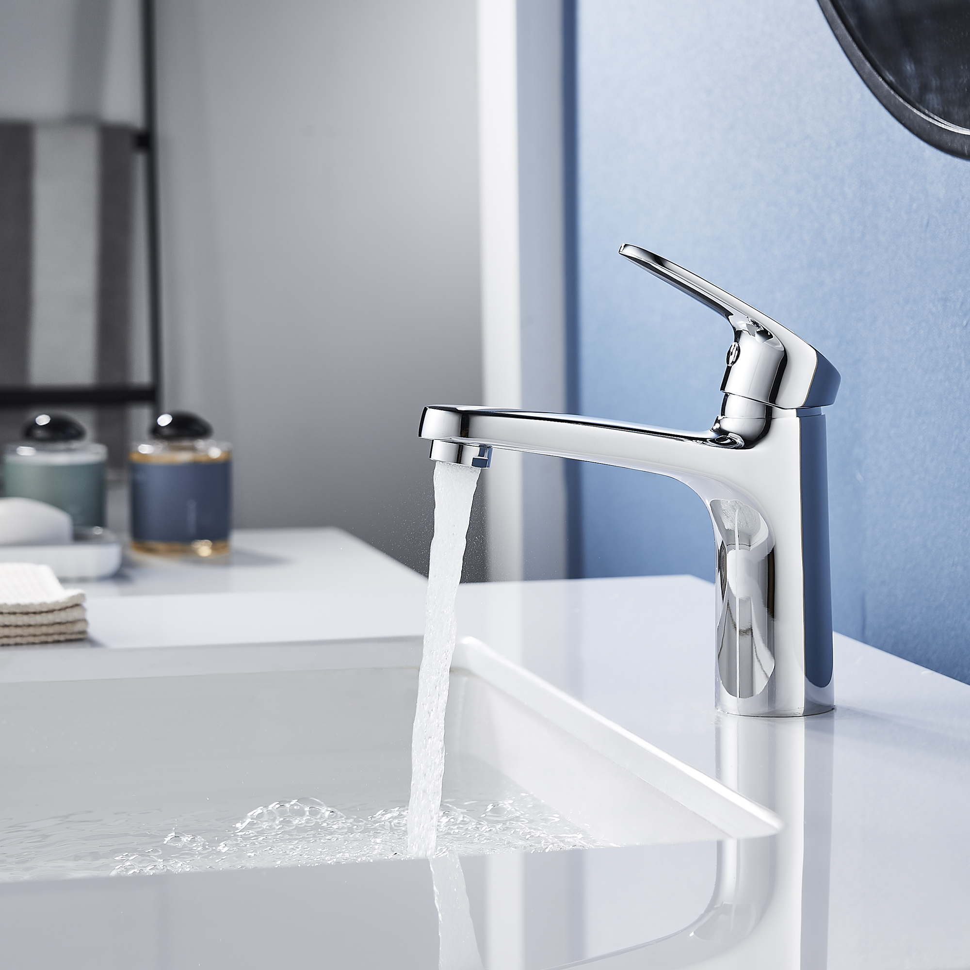 Смеситель Rossinka RS45-11 для раковины, хром