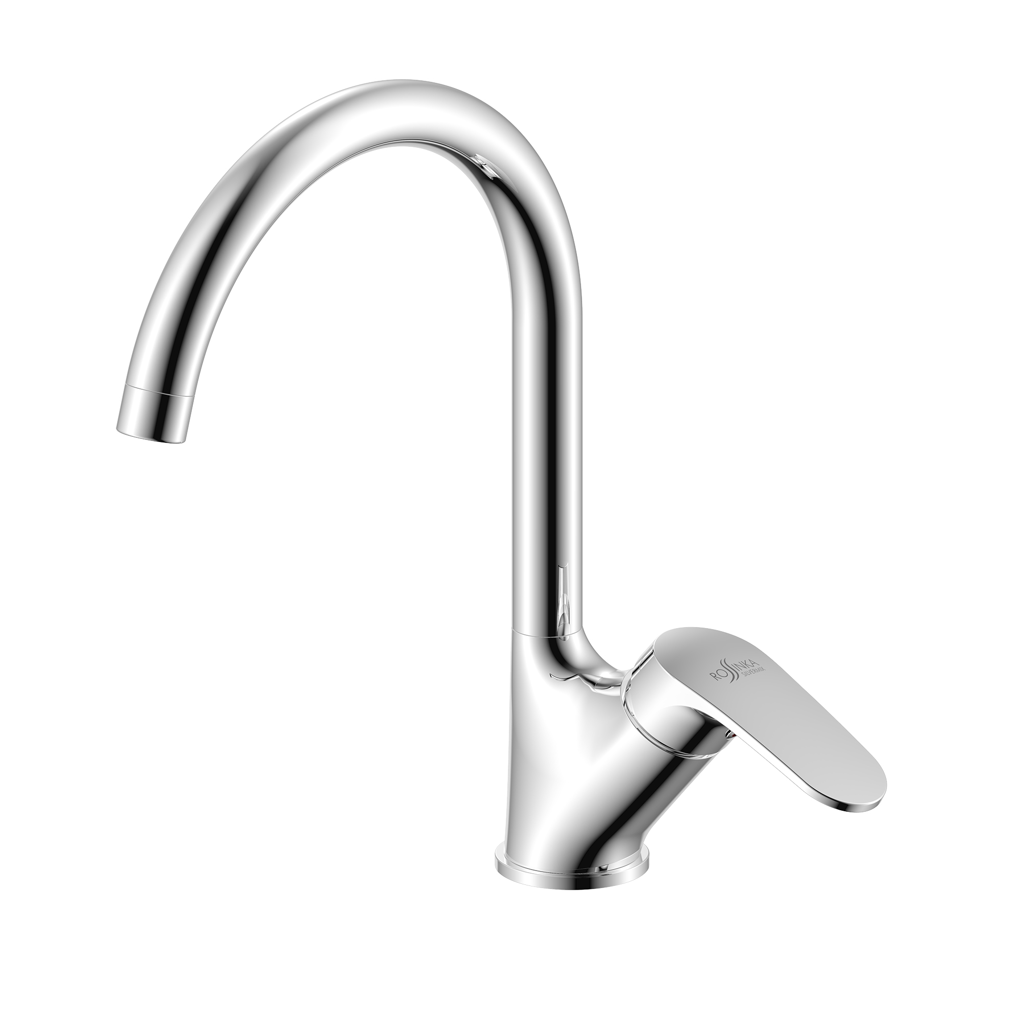 Смеситель Rossinka RS45-23 для кухни с поворотным изливом, хром