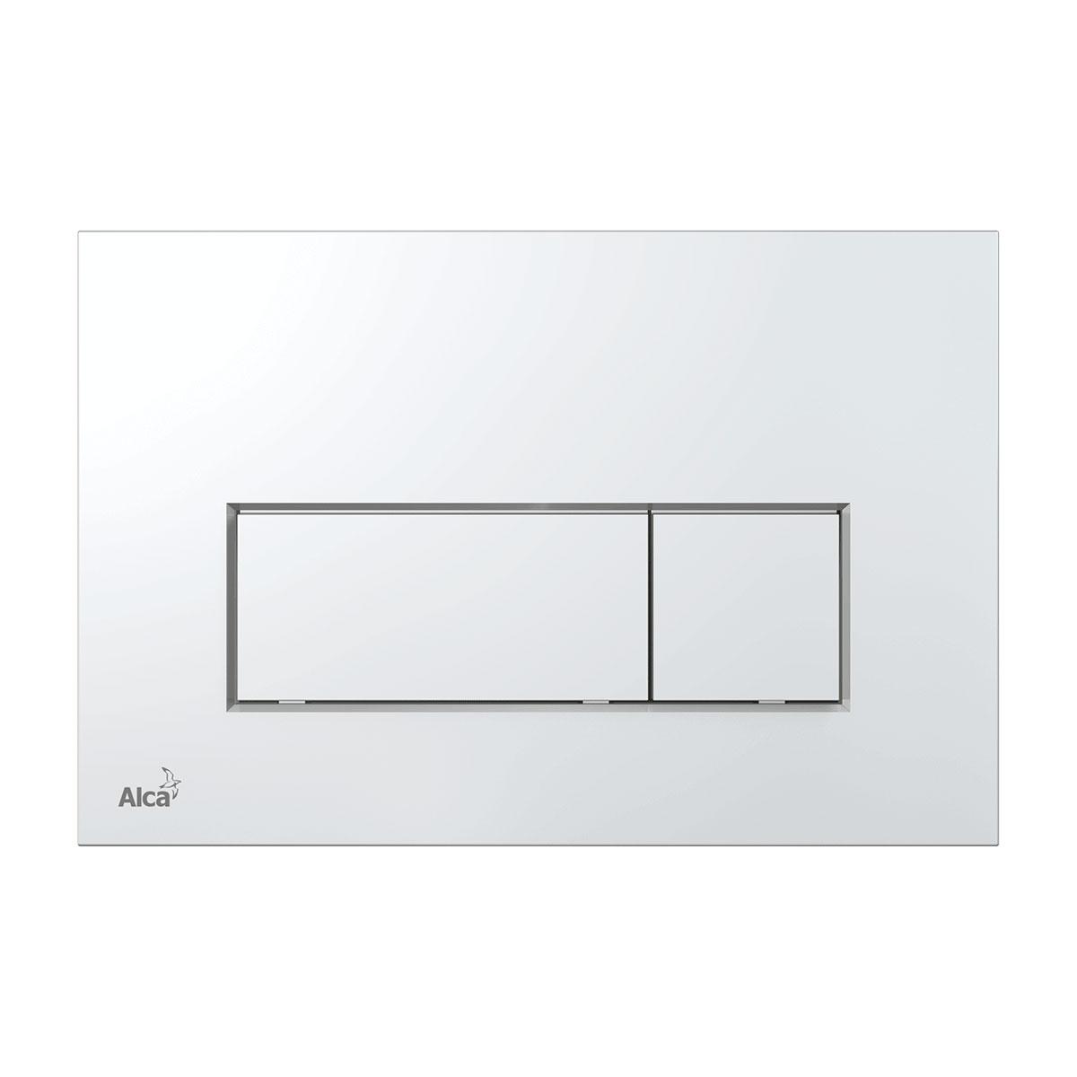 Кнопка управления AlcaPlast M571 для скрытых систем инсталляции, xром-глянец