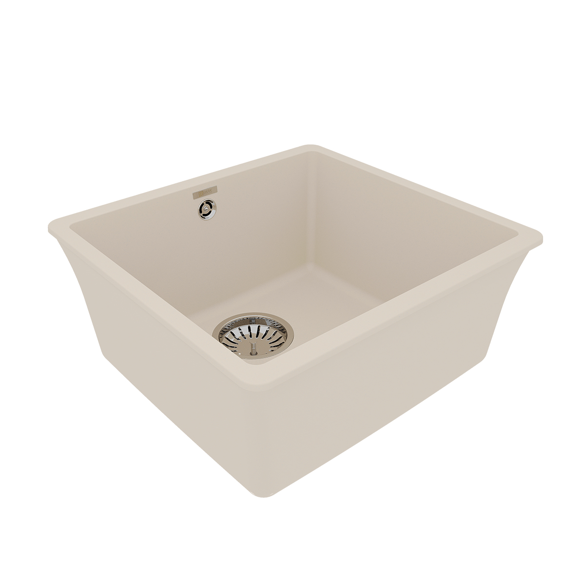 Мойка кухонная Lemark SINARA 440-U подстольного монтажа из кварцгранита, шампань 