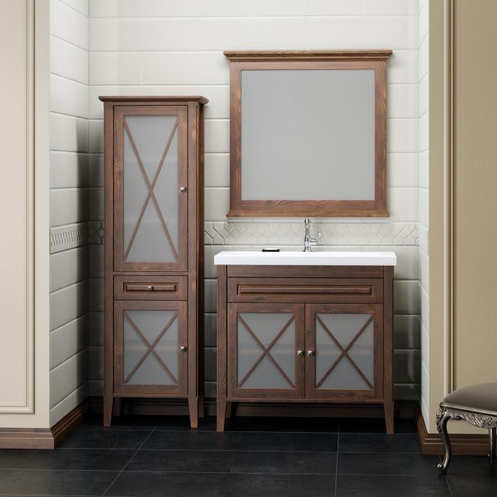 Зеркало OPADIRIS Палермо 90, светлый орех