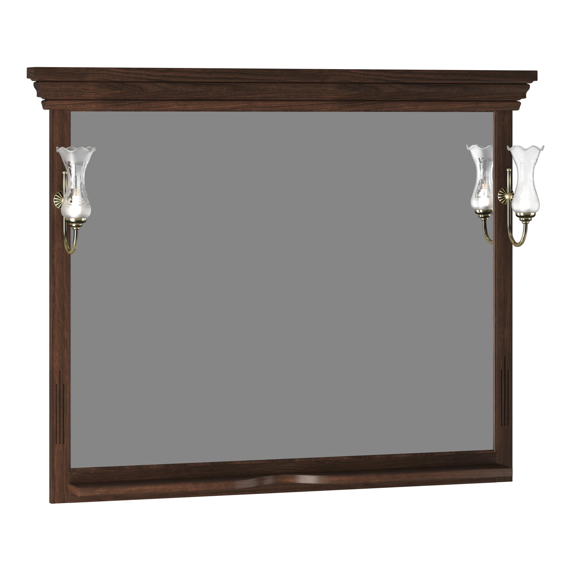 Зеркало OPADIRIS Риспекто 120, орех антикварный (нагал), с выключателем