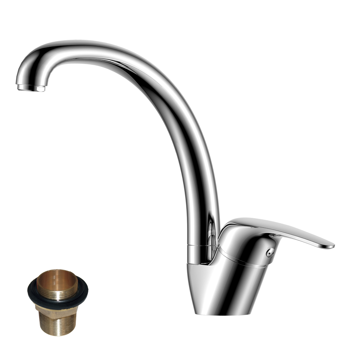 Смеситель Rossinka Y40-23U для кухни, хром