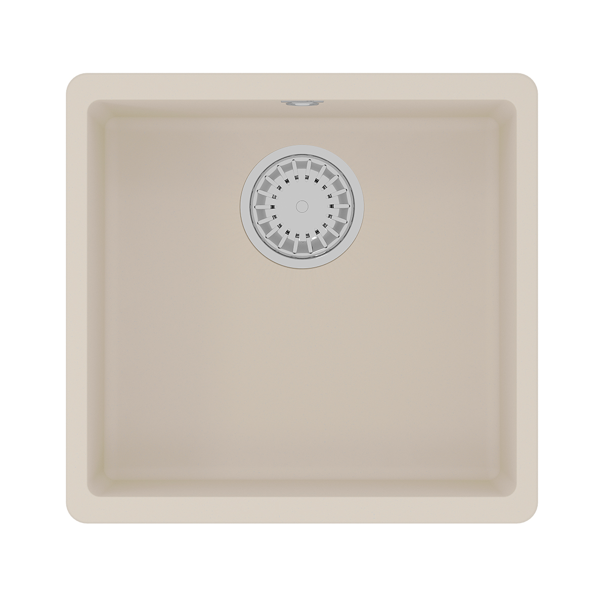 Мойка кухонная Lemark SINARA 440-U подстольного монтажа из кварцгранита, шампань 
