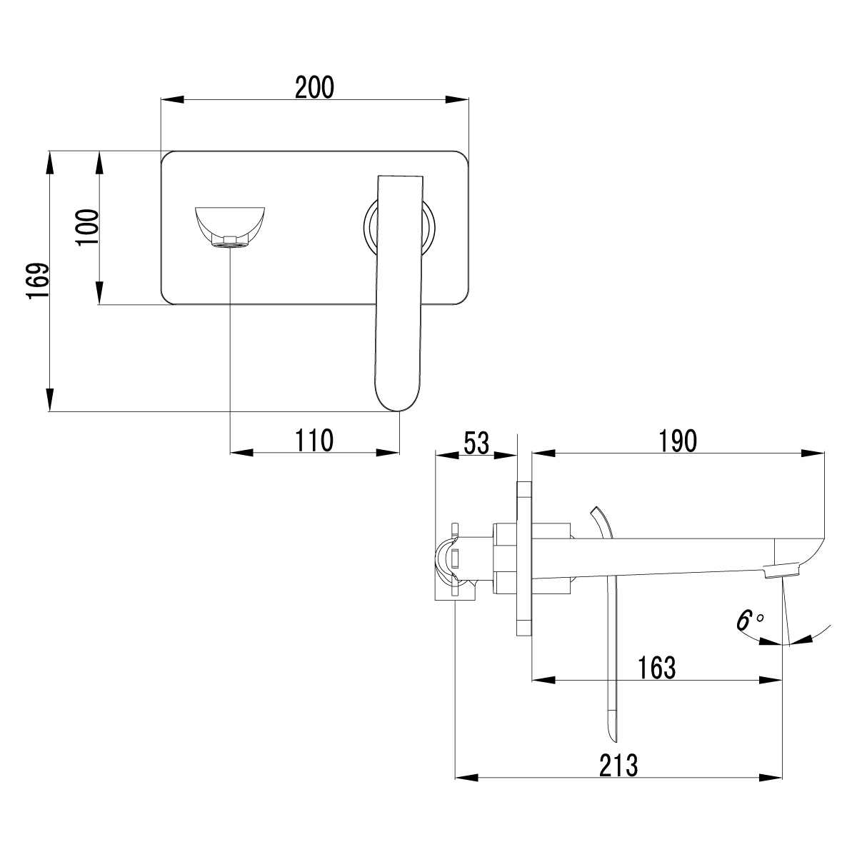 Смеситель Lemark Melange LM4926CW для раковины, встраиваемый, хром/белый