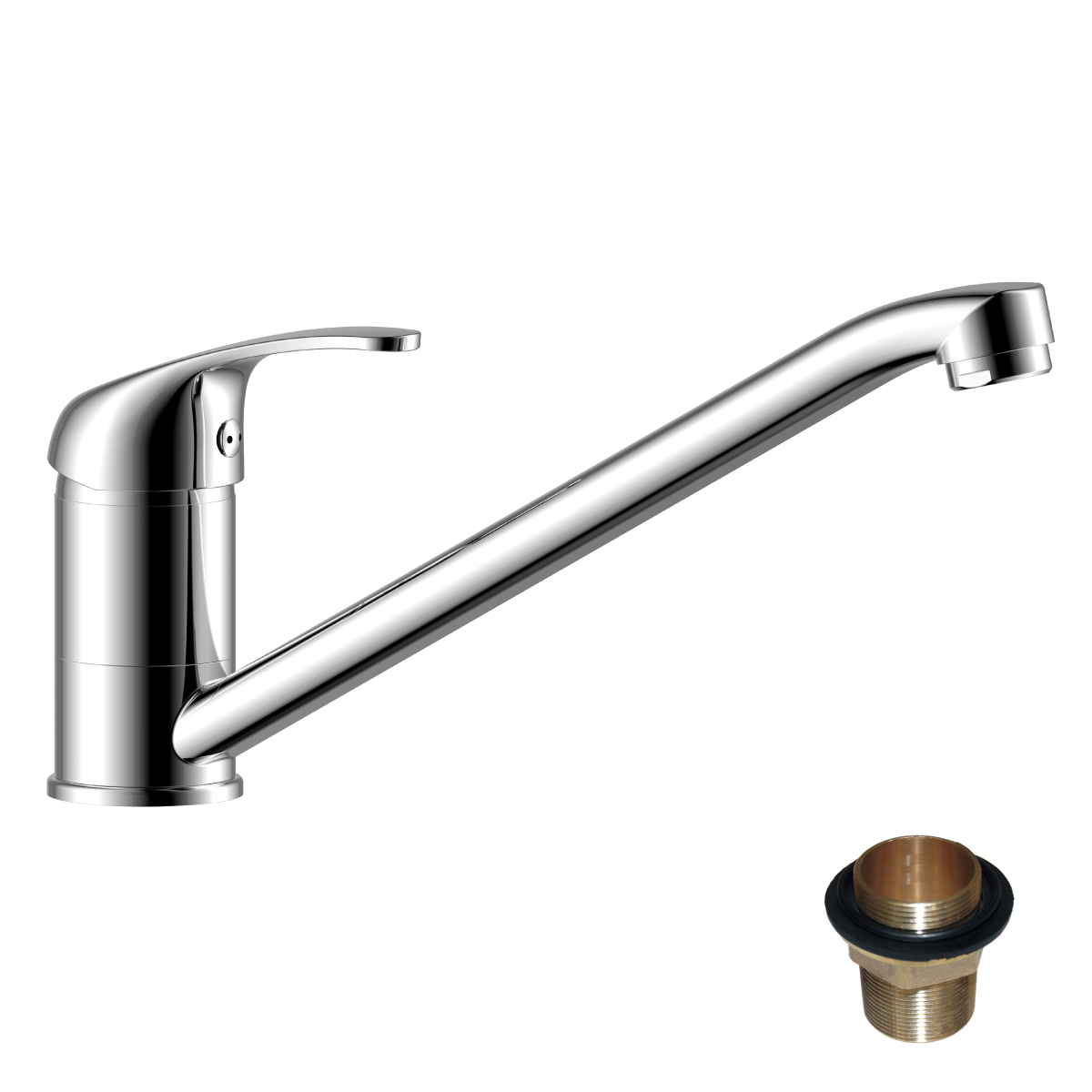 Смеситель Rossinka Y35-21U для кухни, хром