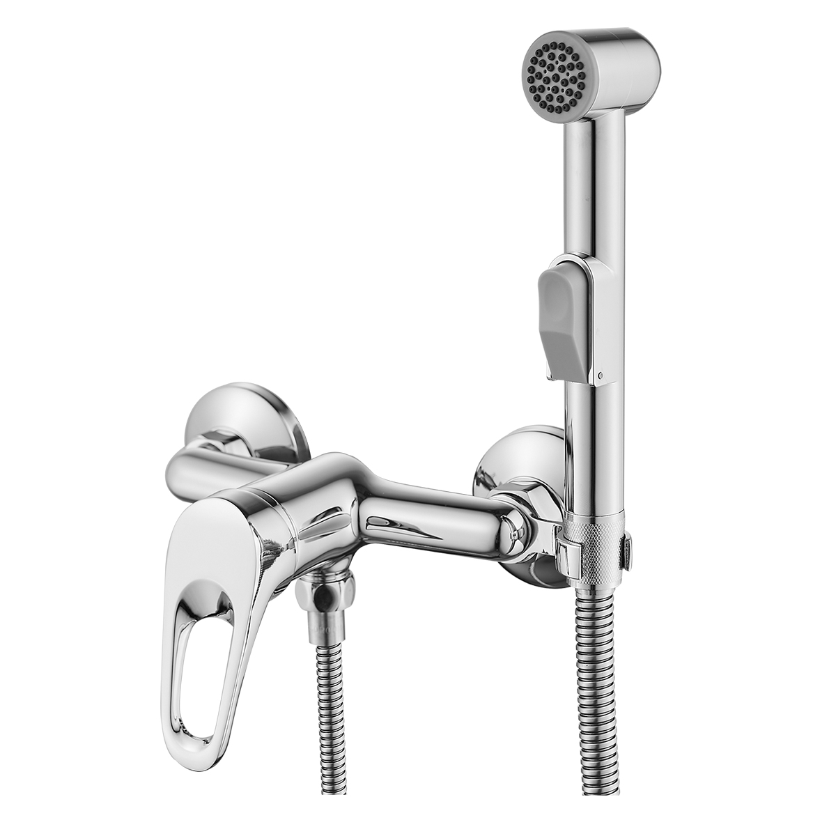 Смеситель Rossinka B35-52 с гигиеническим душем, хром