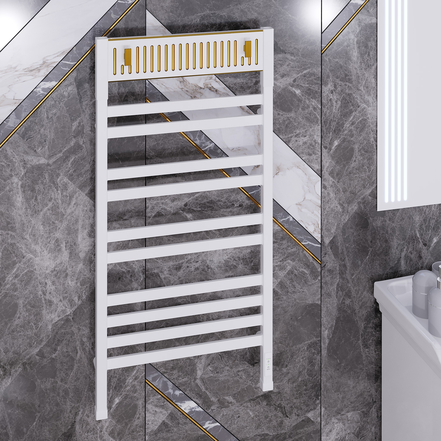 Коллекция Оникс белый - золото