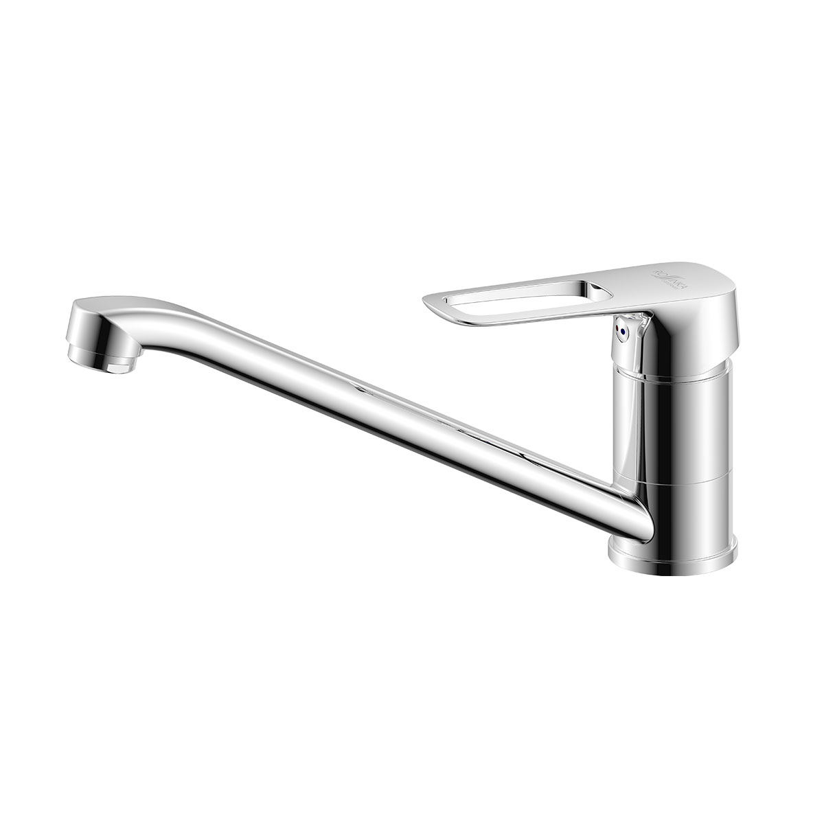 Смеситель Rossinka RS46-21 для кухни с поворотным изливом, хром