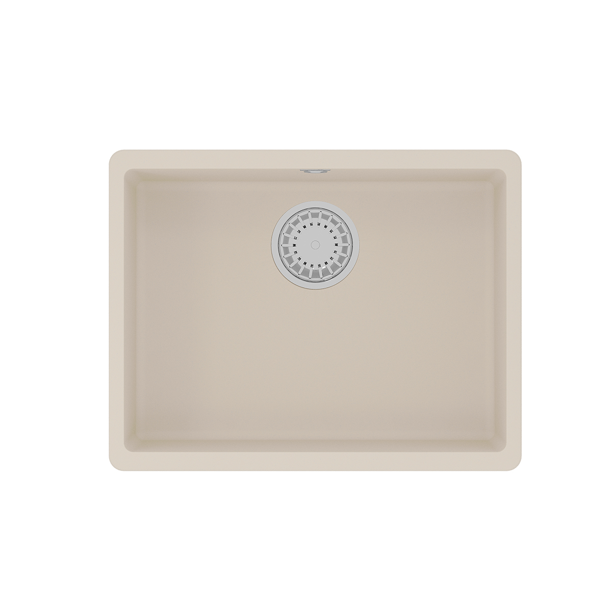 Мойка кухонная Lemark SINARA 540-U подстольного монтажа из кварцгранита, шампань 