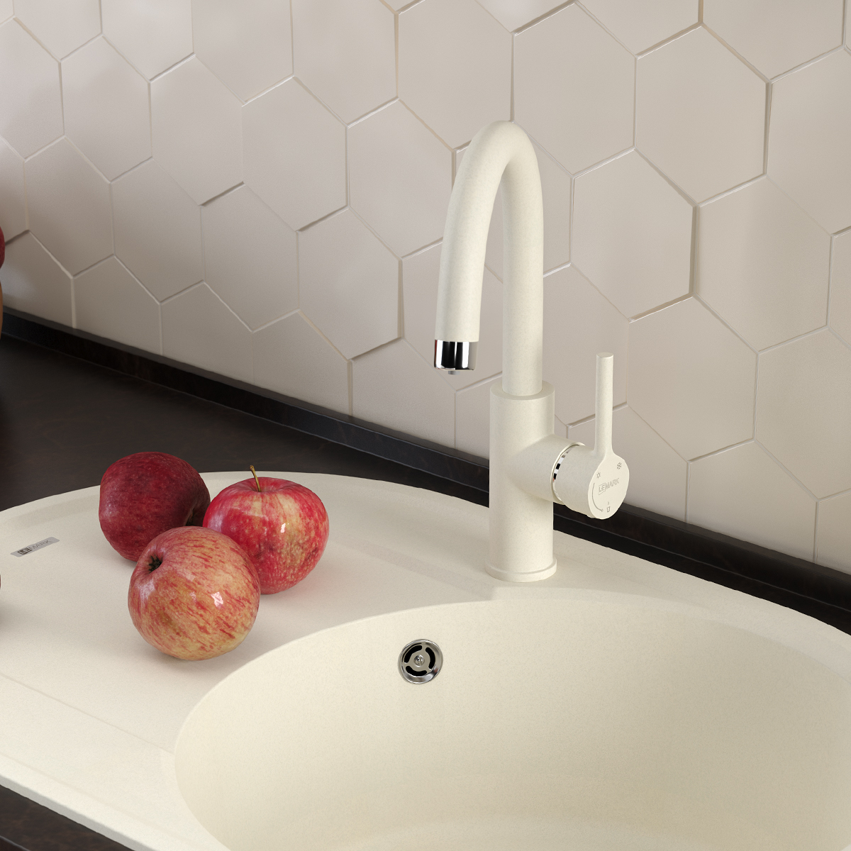 Смеситель Lemark COMFORT LM3073PJS для кухни с подключением к фильтру питьевой воды, жасмин