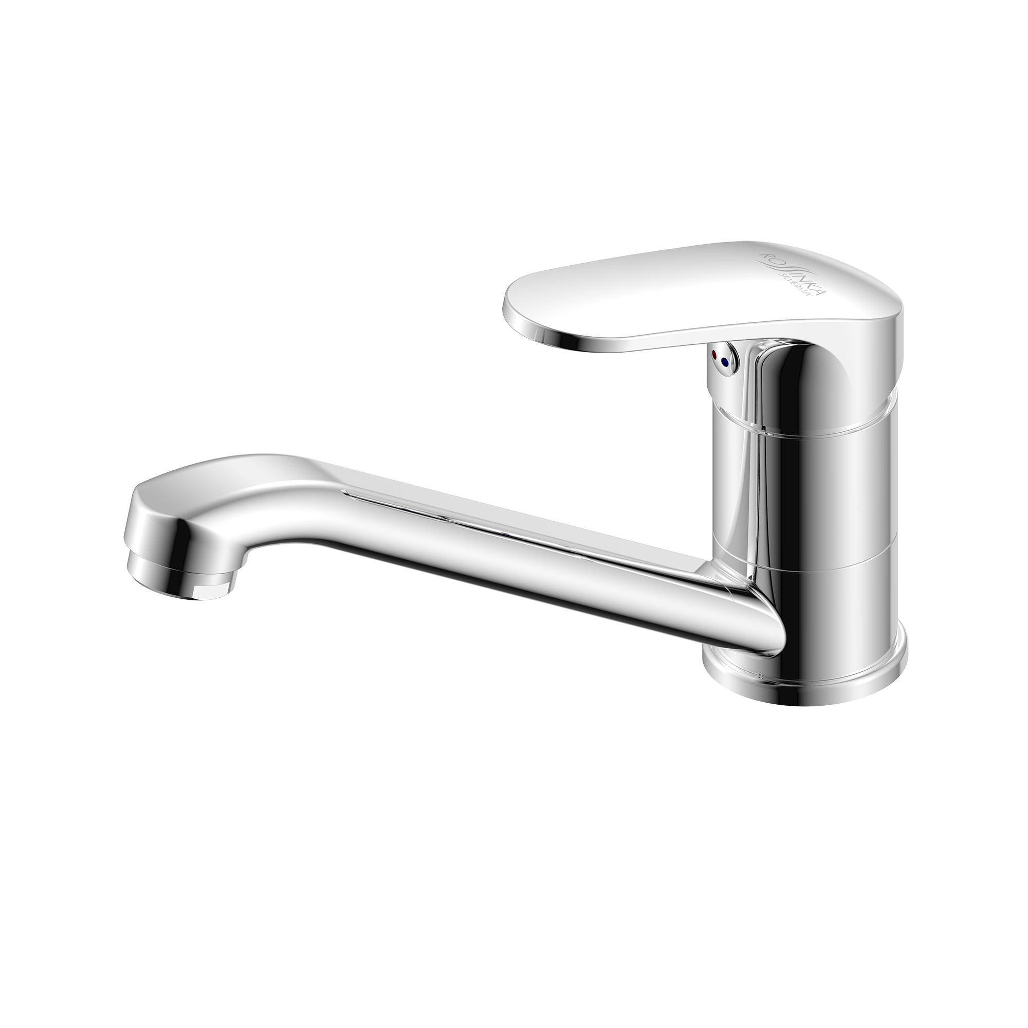 Смеситель Rossinka RS45-22 для раковины с поворотным изливом, хром