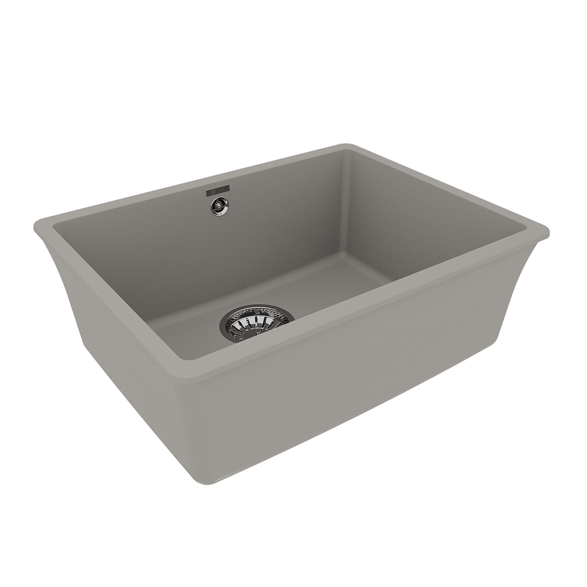 Мойка кухонная Lemark SINARA 540-U подстольного монтажа из кварцгранита, грей