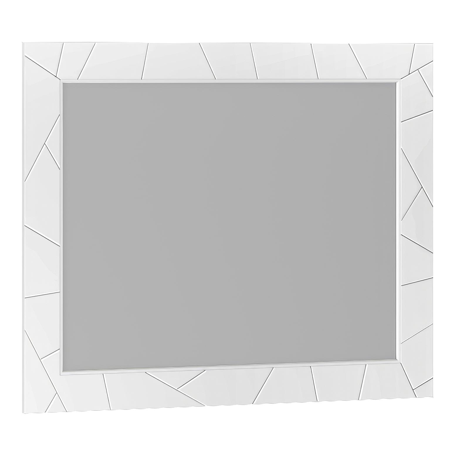 Зеркало OPADIRIS Луиджи 120, белый матовый, вар. 2