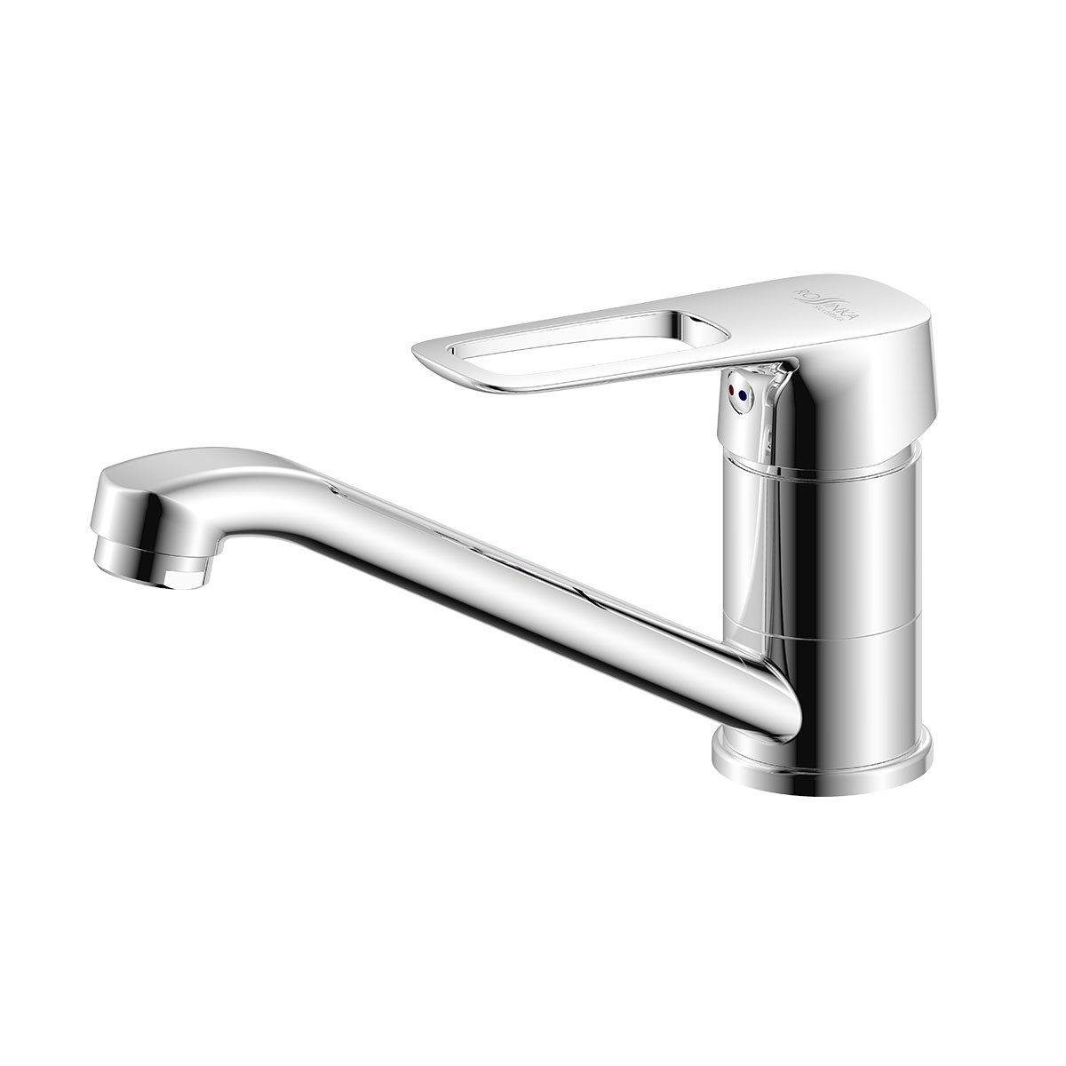 Смеситель Rossinka RS46-22 для раковины с поворотным изливом, хром