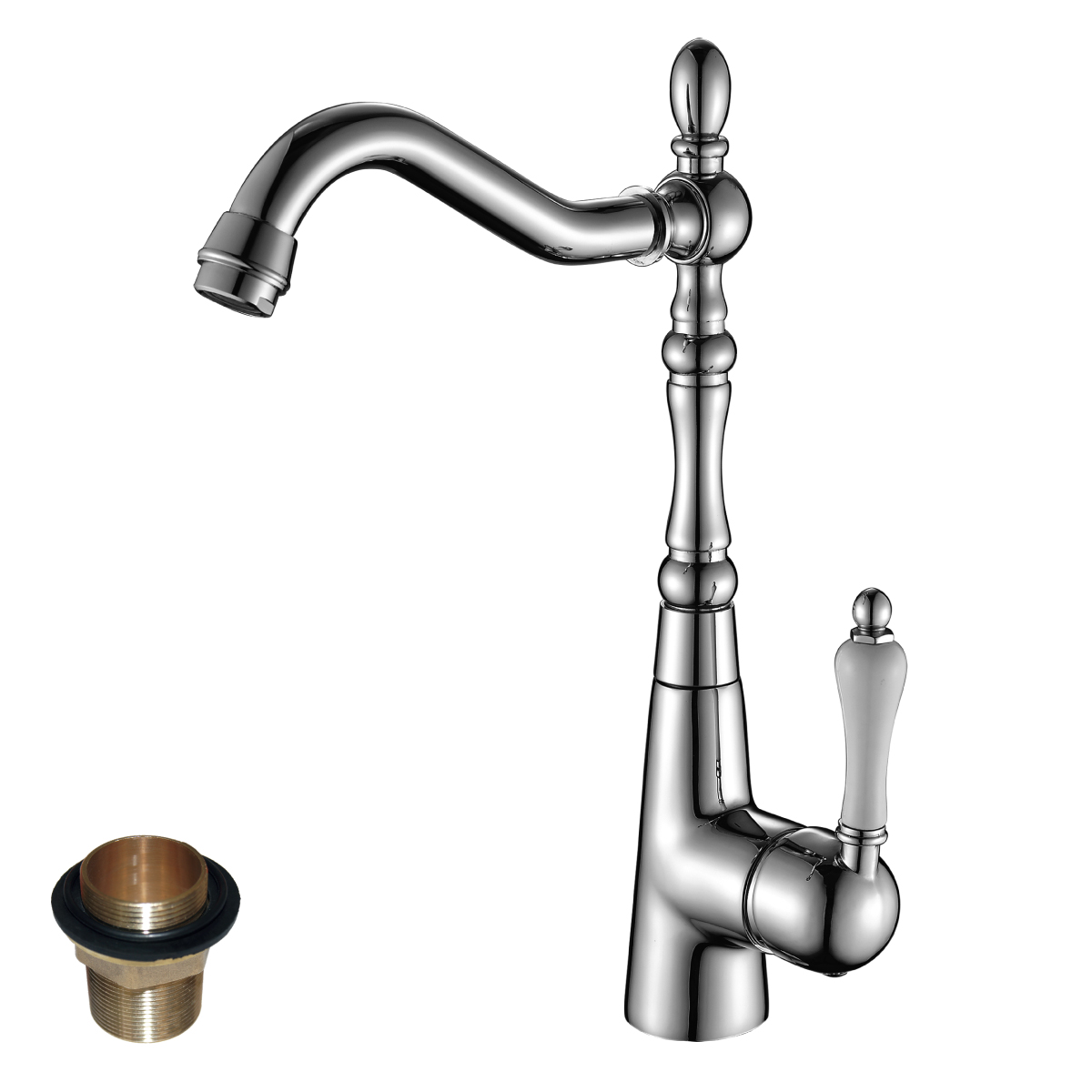 Смеситель Rossinka Z35-20U для кухни, хром