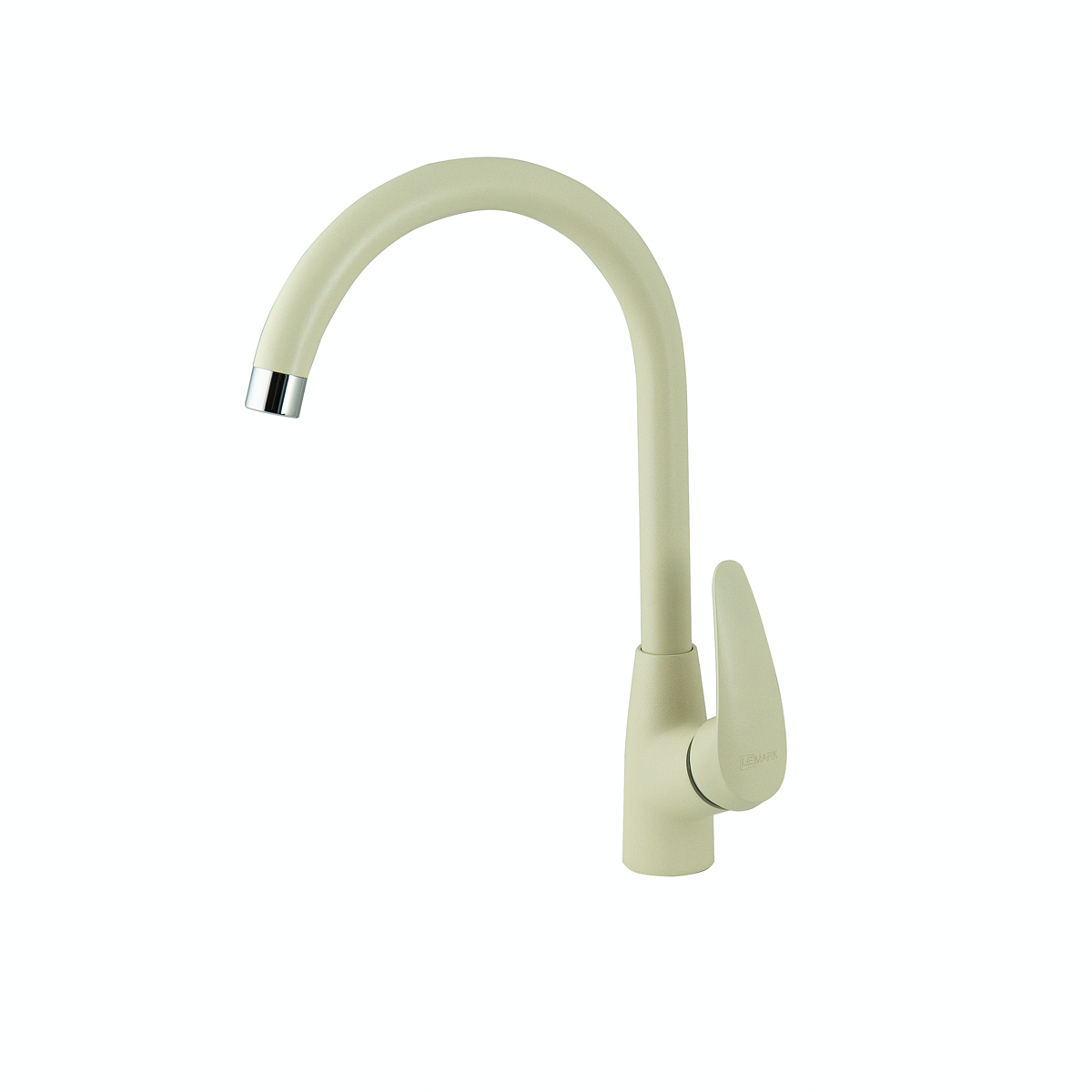 Смеситель Lemark LINARA LM0405PSH для кухни с высоким поворотным изливом, шампань