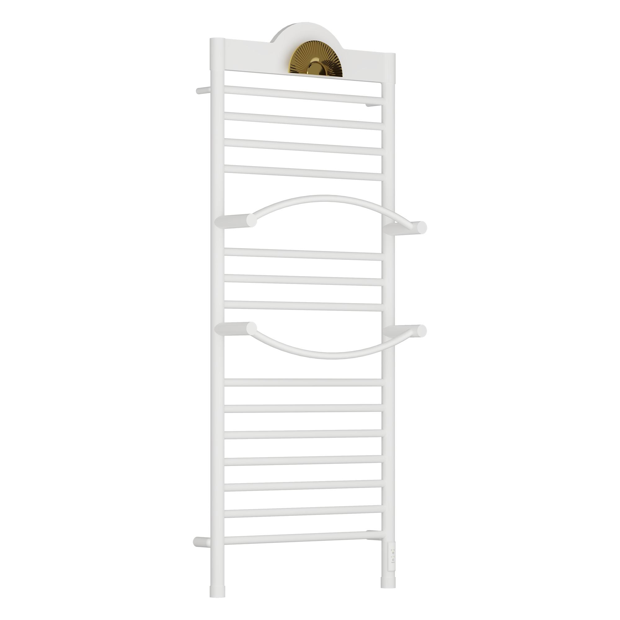 Полотенцесушитель электрический OPADIRIS Ибица OS17353WG белый матовый/белый, золото