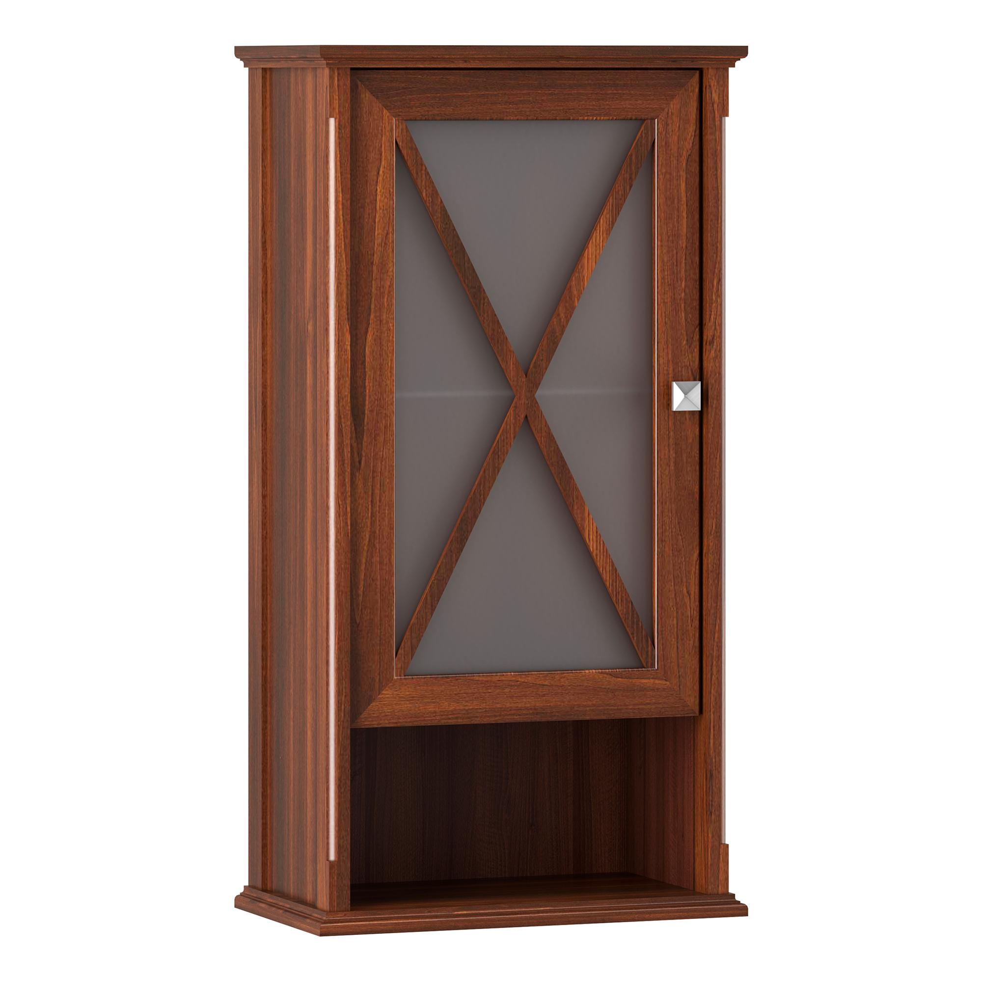 Шкаф OPADIRIS Палермо 46, светлый орех, подвесной, 1-створч., левый