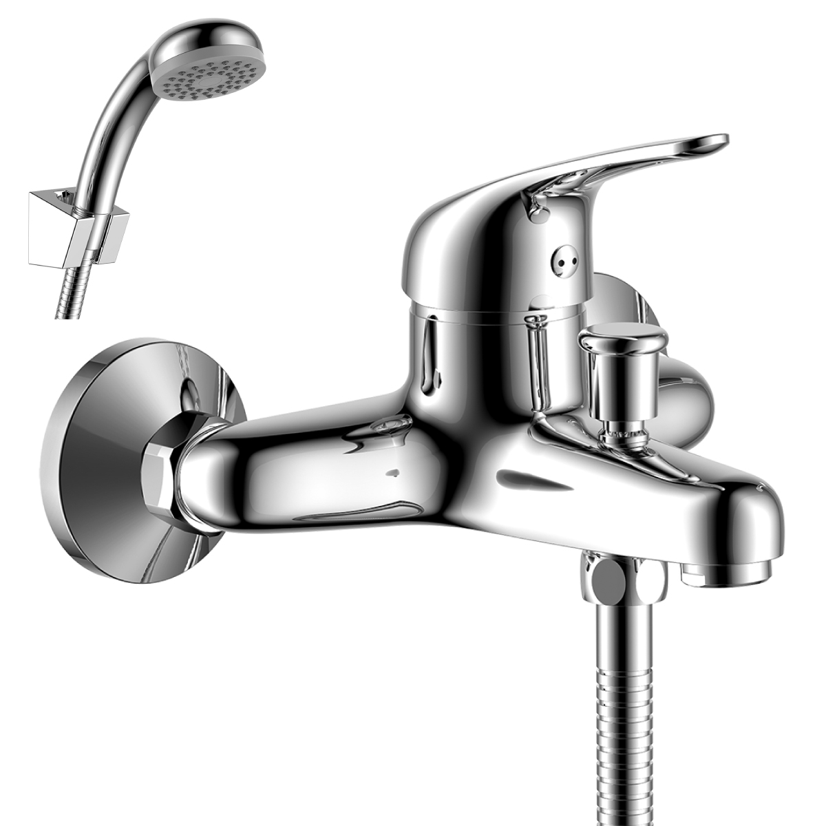 Смеситель Rossinka Y40-31 для ванны, хром