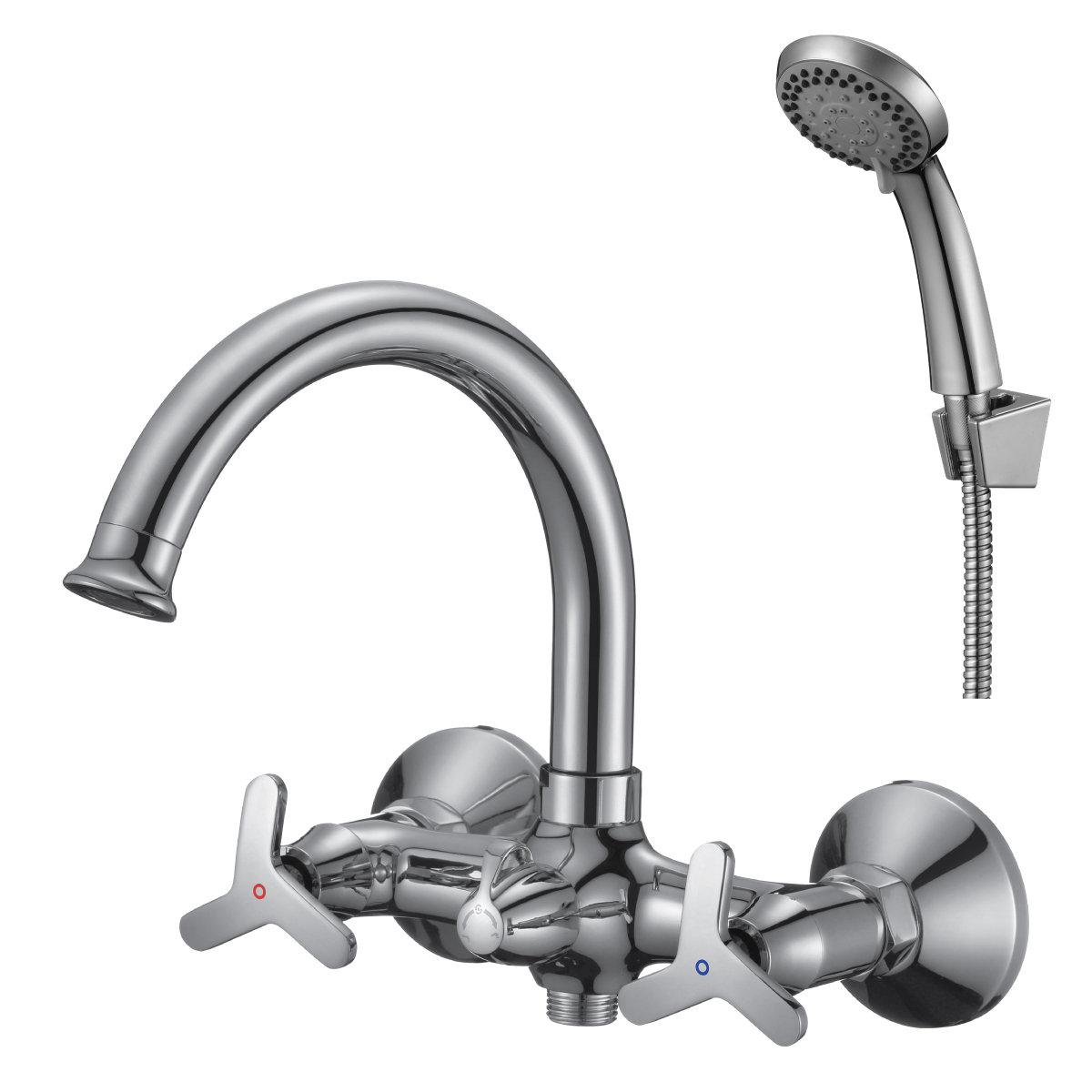 Смеситель Rossinka RS40-83 для ванны, хром