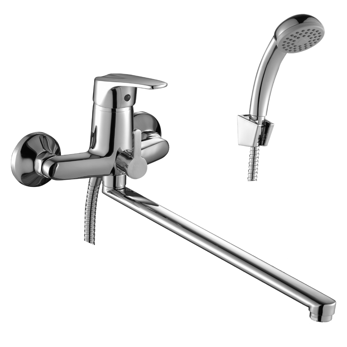 Смеситель Rossinka D40-32 для ванны универсальный, хром