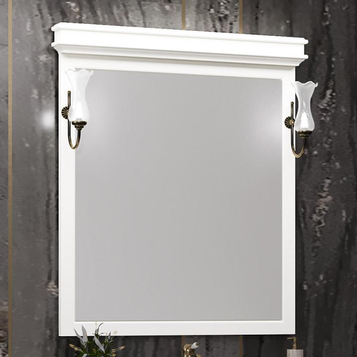 Зеркало OPADIRIS Борджи 85, слоновая кость, с выключателем, вар. 2