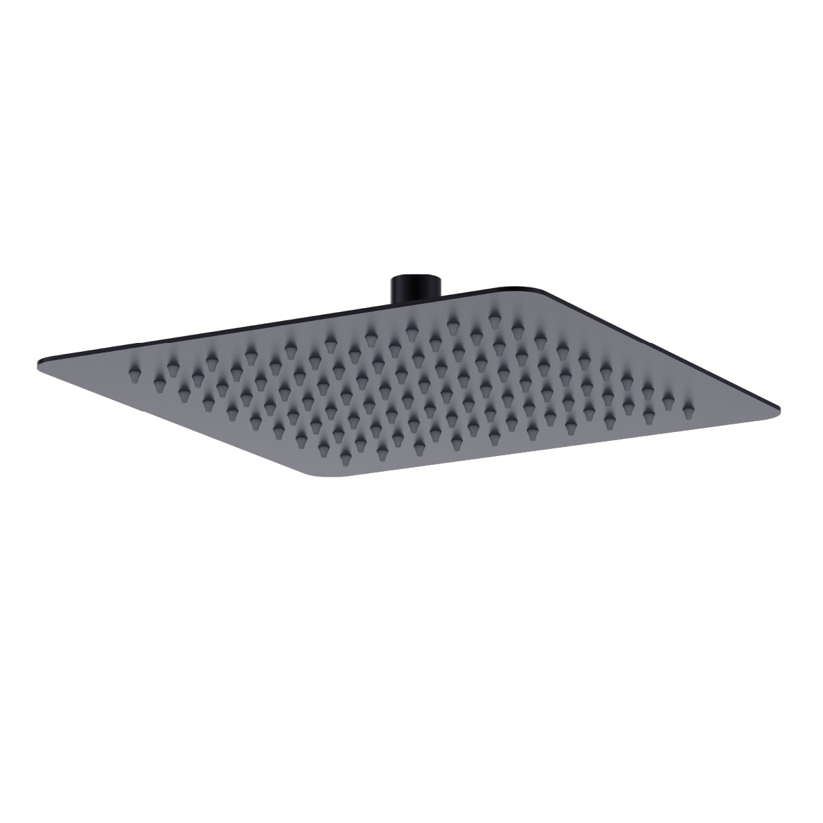 Душевая лейка Lemark LM9487BL верхняя, квадратная, 250х250мм, нерж. сталь, черный