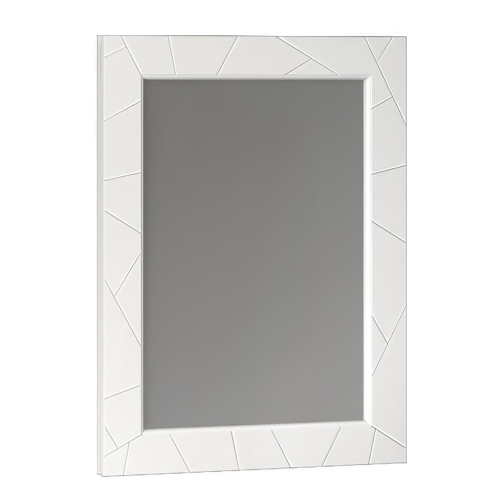 Зеркало OPADIRIS Луиджи 70, белый матовый, вар. 2