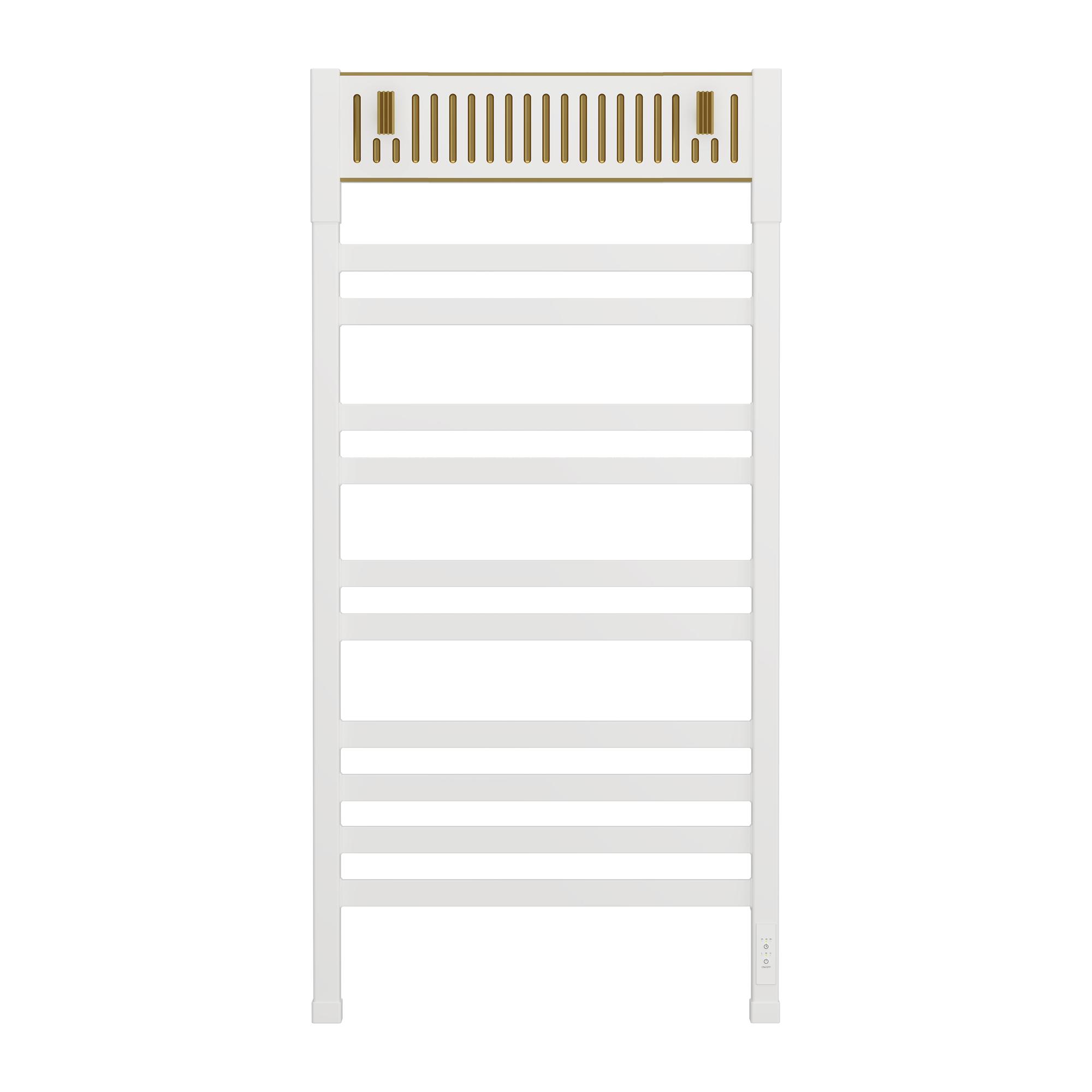 Полотенцесушитель электрический OPADIRIS Оникс OS70351WG белый матовый/белый, золото