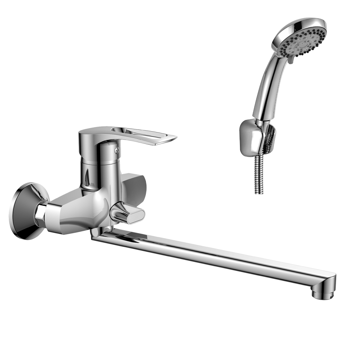 Смеситель Rossinka T40-32 для ванны универсальный, хром