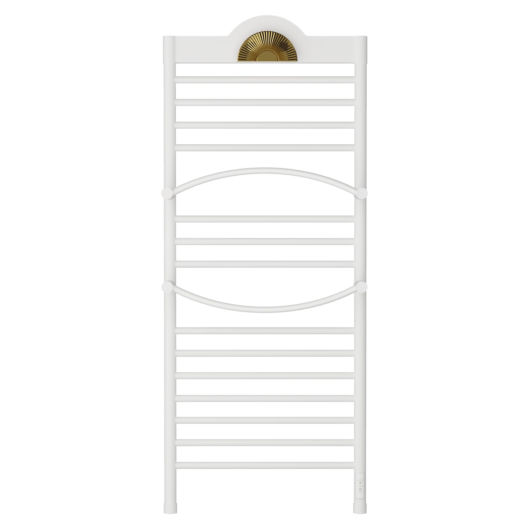 Полотенцесушитель электрический OPADIRIS Ибица OS17353WG белый матовый/белый, золото
